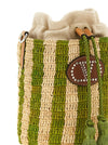 Valentino Garavani Raffia Small Bucket Bag