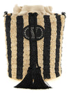 Valentino Garavani Raffia Small Bucket Bag