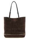 Valentino Garavani Rockstud Medium Suede Shoulder Bag