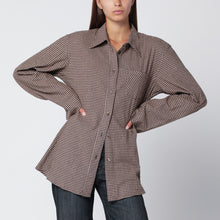  Our Legacy Brown checked flannel shirt