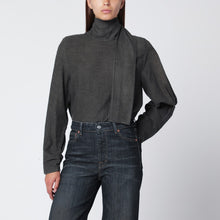  Our Legacy Dark grey cotton and wool blouse