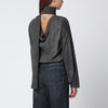 Our Legacy Dark grey cotton and wool blouse