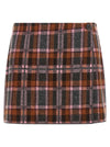 Guest In Residence Tartan Skirt