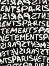 Vetements Paris Monogram Cropped Sweater