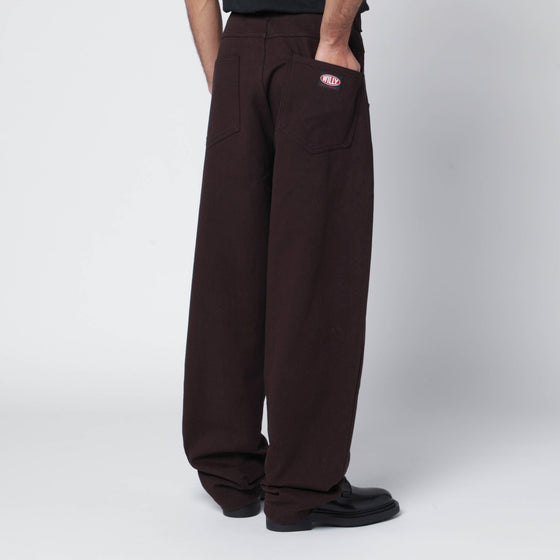 Willy Chavarria Bad Boy brown jeans