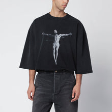  Willy Chavarria Washed black Tarantula Buffalo T-shirt