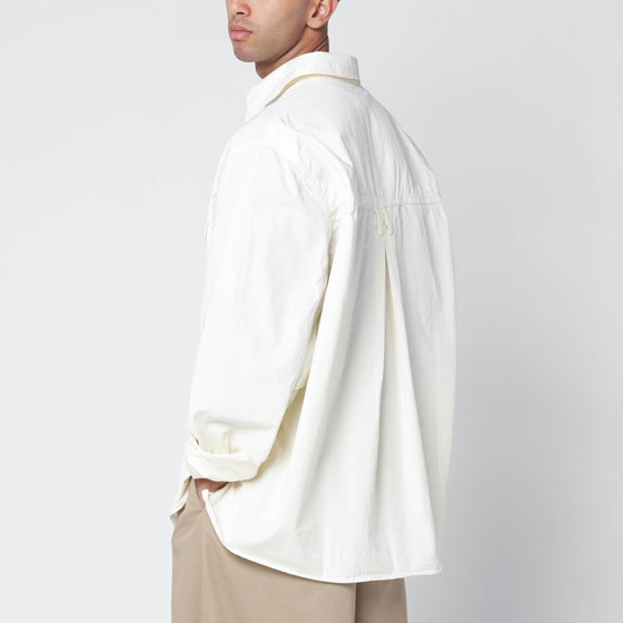 Willy Chavarria Corcoran white cotton shirt