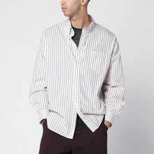  Willy Chavarria Veterano striped cotton shirt