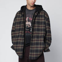  Willy Chavarria Ganadero olive green double-layer shirt