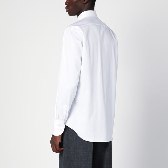 XACUS White cotton Travel shirt