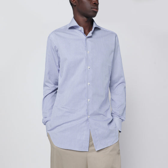 XACUS White striped Travel shirt