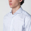 XACUS Travel Tailor Fit shirt white striped