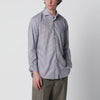 XACUS White/brown striped Travel shirt