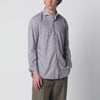 XACUS White/brown striped Travel shirt