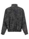 Darkpark Lee Bouclé Wool Bomber Jacket