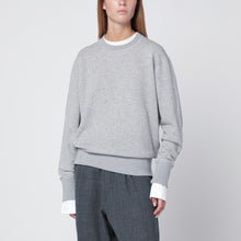  DARKPARK Grey melange cashmere blend sweatshirt