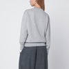 DARKPARK Grey melange cashmere blend sweatshirt