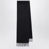Max Mara Black camel scarf with Monogram embroidery