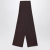 Destin Ebony brown wool scarf