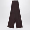 Destin Ebony brown wool scarf