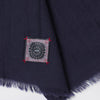 Destin Navy blue wool scarf