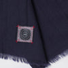 Destin Navy blue wool scarf
