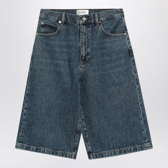 Frame Blue bermuda shorts in regenerated denim