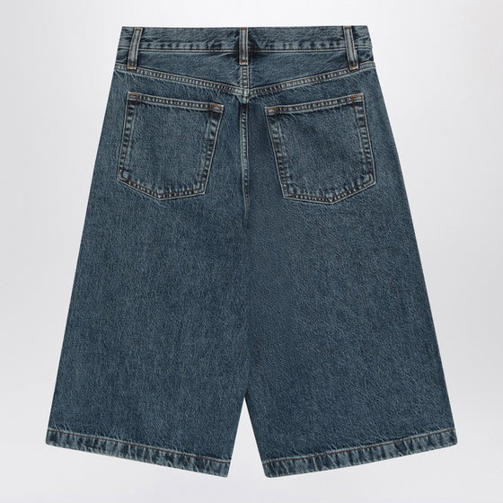 Frame Blue bermuda shorts in regenerated denim