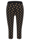 Marine Serre Beige All Over Moon Capri Leggings