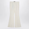 ETRO Flared trousers in ivory viscose