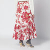 ETRO White skirt with floral print