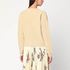 ETRO Beige wool sweater with embroidery