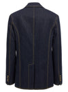 Etro Single-breasted Denim Blazer