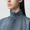 DARKPARK Oversized short-sleeve denim shirt