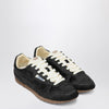 AUTRY Black Windspin sneakers in pony hair