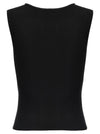 Marine Serre Moon Jewelry Knit Open Neck Top