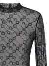 Marine Serre Flocked Moonogram Top