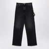 DARKPARK Wide black washed denim jeans