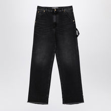  DARKPARK Wide black washed denim jeans