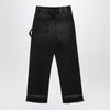 DARKPARK Wide black washed denim jeans