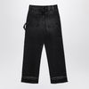DARKPARK Wide black washed denim jeans