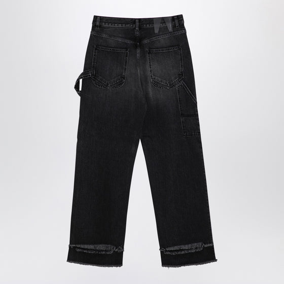 DARKPARK Wide black washed denim jeans