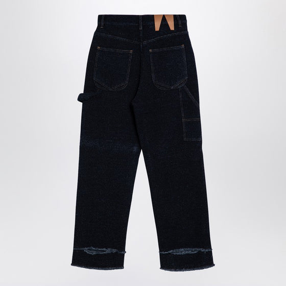 DARKPARK Blue bouclé denim jeans