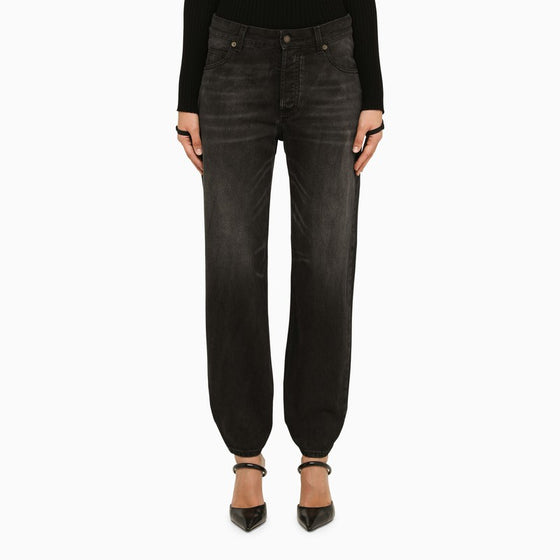 DARKPARK Black denim boyfriend jeans