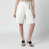 DARKPARK Ecru cotton bermuda shorts