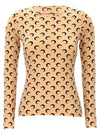Marine Serre Moon Printed Jersey Top