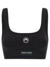 Marine Serre Moon Logo Stretched Jersey Sport Top