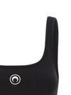 Marine Serre Moon Logo Stretched Jersey Sport Top