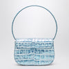 Diesel Shoulder bag 1DR-Iconic blue coconut effect