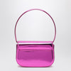 Diesel 1DR Iconic bag in mirrored fuchsia leather